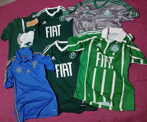 6 camisas do Palmeiras 