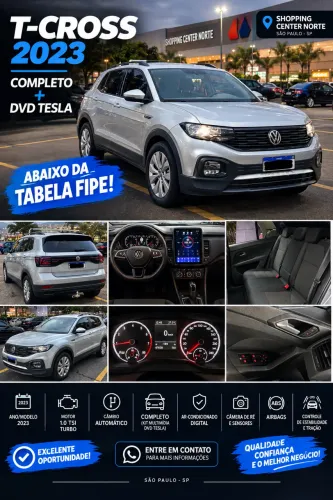 Volkswagen T-Cross Sense 1.0 TSI Flex 5P Aut. 2023