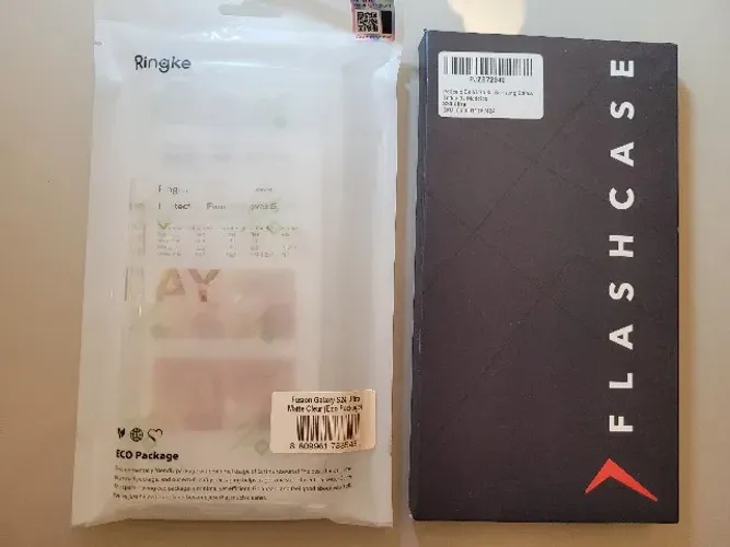 CAPA CASE RINGKE FUSION CLEAR PARA SAMSUNG S24 ULTRA + PELÍCULA FLASHCASE