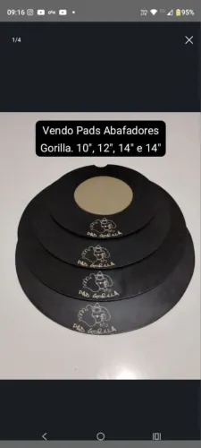 Kit de Pads Abafadores Gorilla