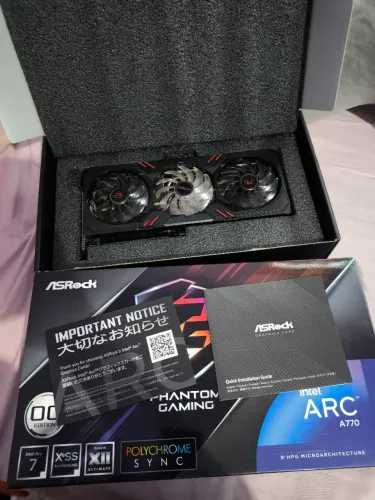 Placa de Vídeo Intel Arc A770 16GB ASRock Phantom Gaming