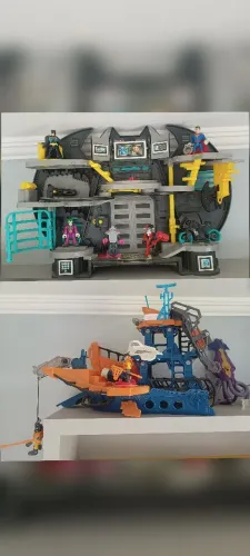 Casa do Batman e Comando do mar (Imaginext)