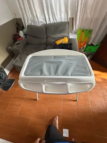 Banheira com trocador para bebê