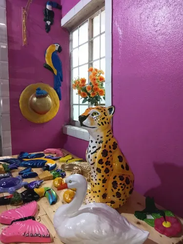 Escultura da onça pintada