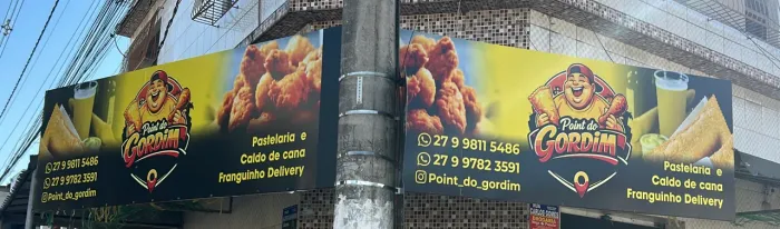Placas para frente de loja