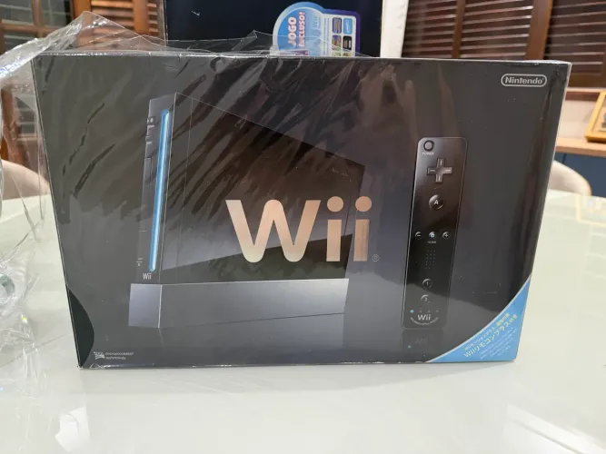 Nintendo Wii preto CIB