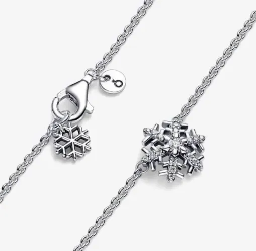 Colar Pandora floco de neve