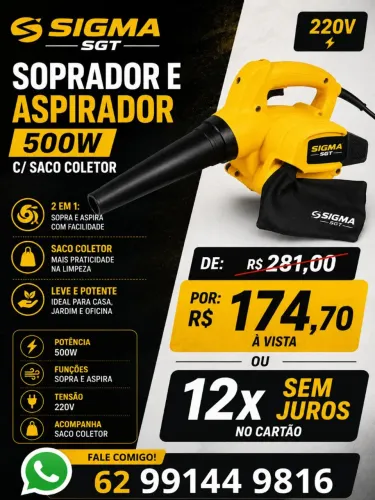 PROMOÇÃO SOPRADOR