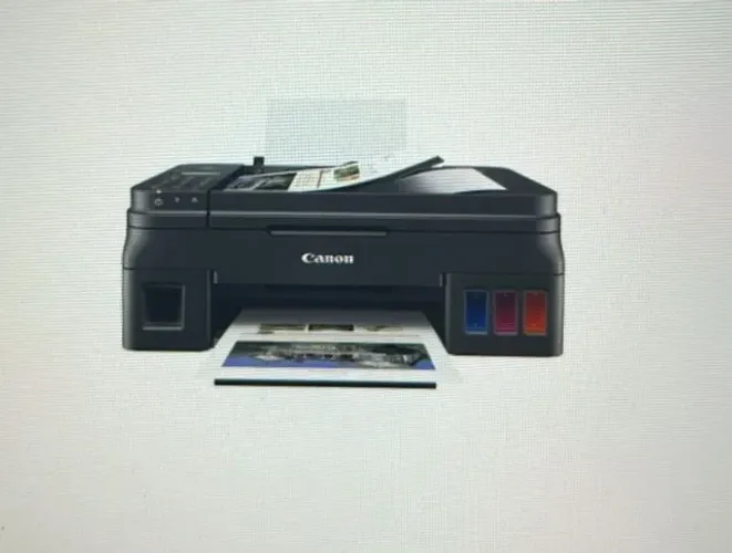 Impressora canon G4110 com tinta sobressalentes.