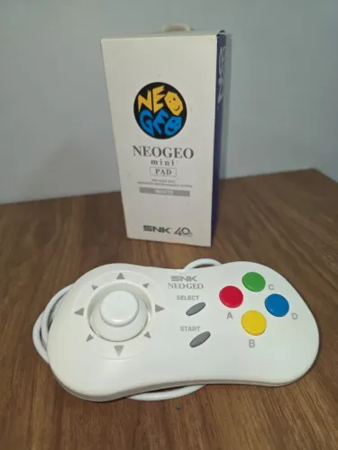 Controle com fio Branco para Neo Geo Mini