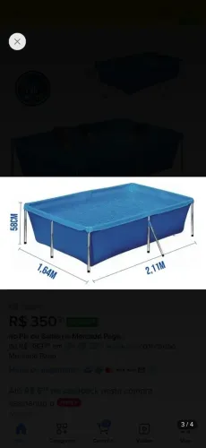 Piscina 2 mil litros 