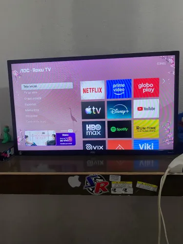 Smart Tv Roku, 32 polegadas.