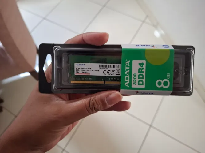 Memória RAM Adata - 8GB DDR4 3200mhz (notebook)