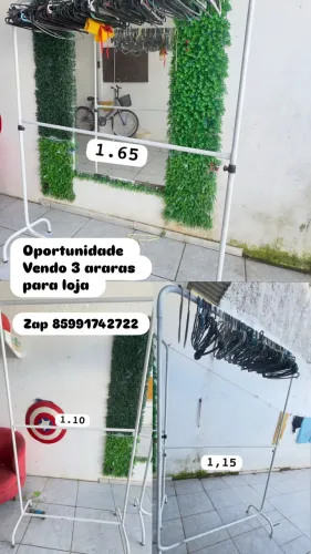 Araras para loja