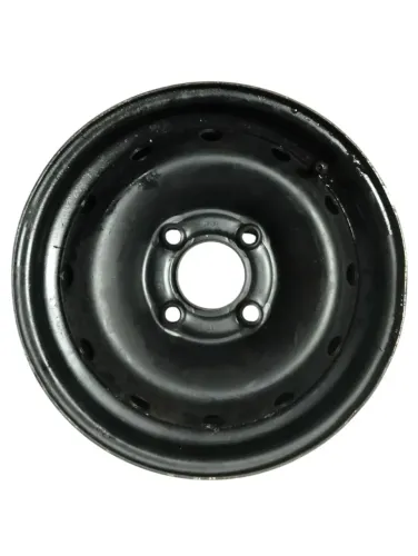 Roda De Ferro Aro 13 Peugeot 106 205 206 Com 4 Furos Preto