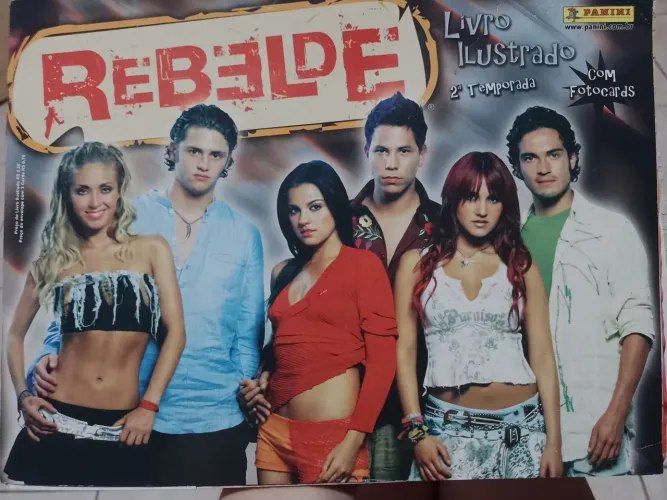Álbum de figurinhas Rebelde RBD