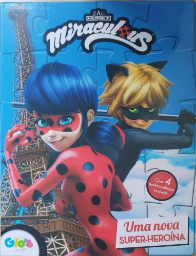 Livros Miraculous Frozen Patrulha Canina de histórias infantis com quebra-cabeça
