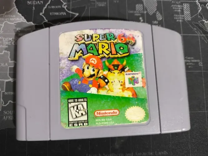 Super Mario 64 original de Nintendo 64