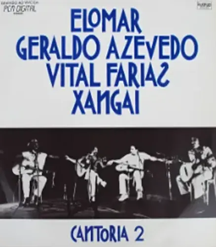 Disco de Vinil (LP) ELOMAR GERALDO AZEVEDO VITAL FARIAS XANGAI cantoria 2