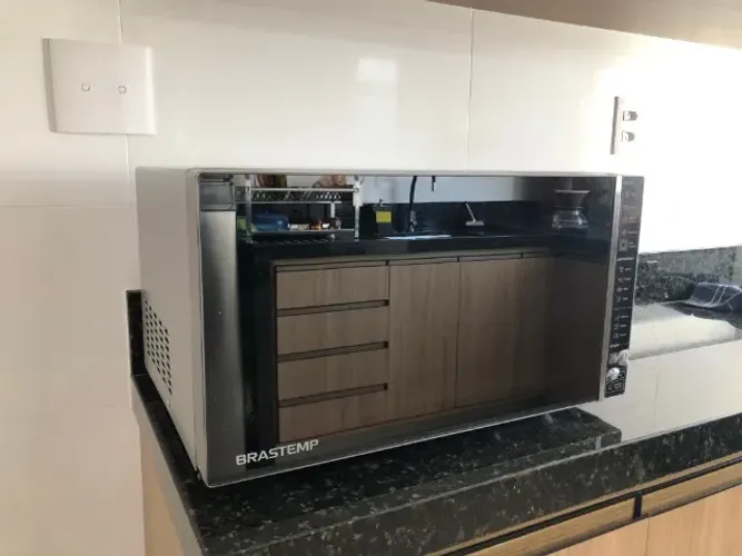 Microondas Brastemp 32l Inox Espelhado