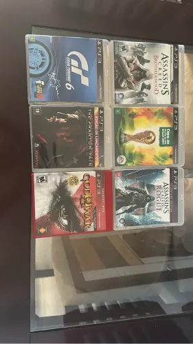 Lote com 06 jogos de ps3 ?