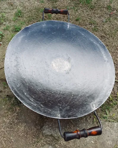 Chapa de Disco de Arado Tatu Original com Alças Frituras Cozinha