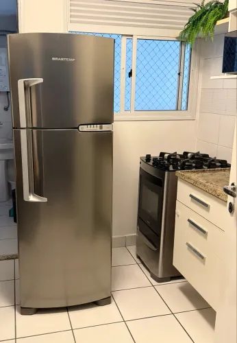 Geladeira Inox Brastemp 375 litros - Seminova, Ótimo Estado