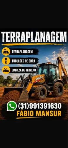 Terraplanagem furamos Tubulão