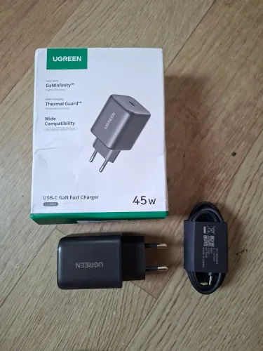 Carregador turbo 45w ugreen 