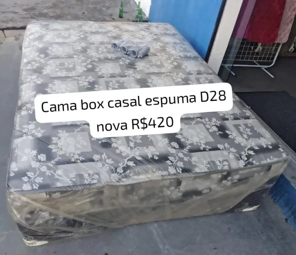 Cama Casal Nova - Espuma D28 (ENTREGA GRÁTIS)