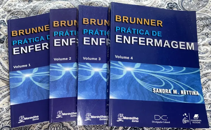 Livro Prática de Enfermagem - Brunner - 4 volumes
