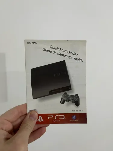 Raridade: Manual Original do Playstation 3