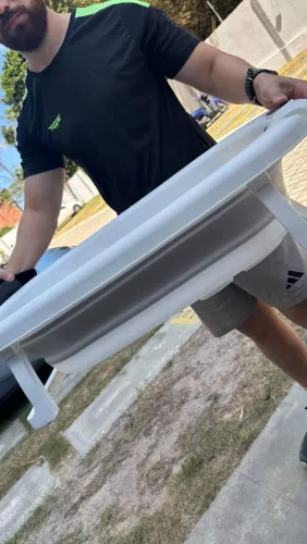 Banheira de bebe com termometro