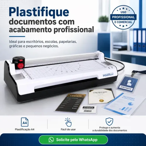 Plastificadora A4 Mazzilli 110V Profissional
