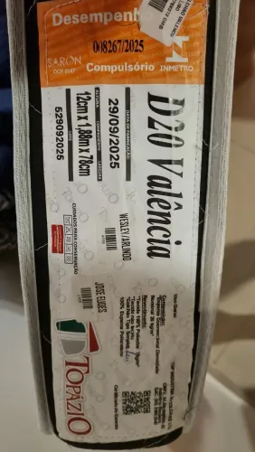 Colchão Espuma Topázio D20