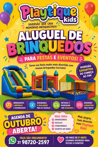 Aluguel de brinquedos eventos/aniversarios