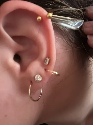 Brinco de ouro 18k