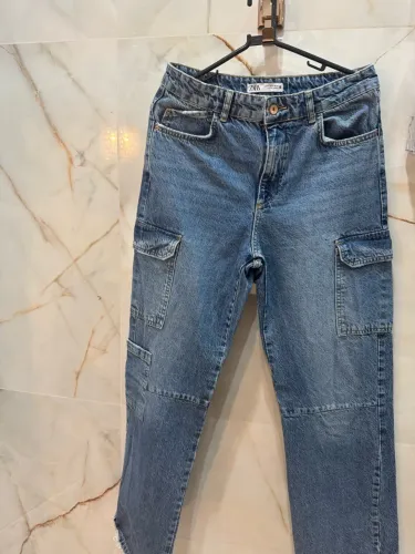 Calça cargo Zara