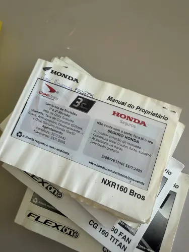 Manuais do proprietário Honda