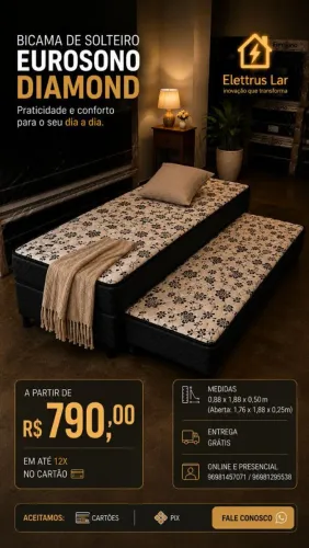Vendo cama solteiro bi cama duas e uma so
