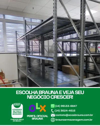 Porta-paletes com Força e Organização