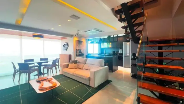 MANDARIM SALVADOR SHOPPING - APARTAMENTO DUPLEX COM 2/4 COM SUÍTE, 2 VAGAS SOLTAS, ANDAR A