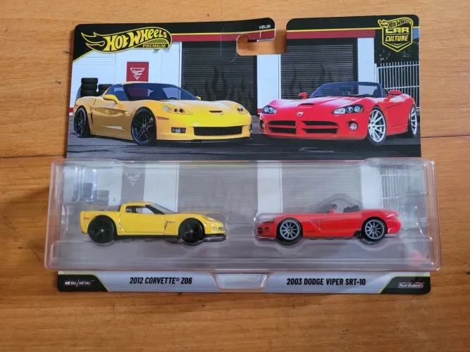 Hotwheels Premium Car Culture - Pack com 2 minis premiuns