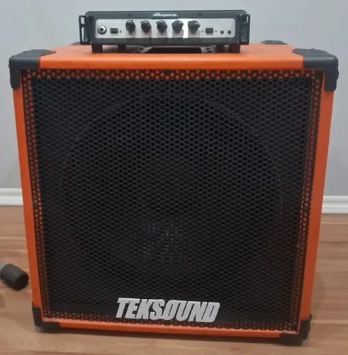 Combo - Amplificador de Contrabaixo Ampeg + Caixa Teksound 