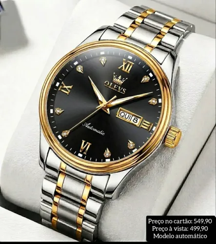 Relógio Masculino Automático Original Premium Altíssima Qualidade