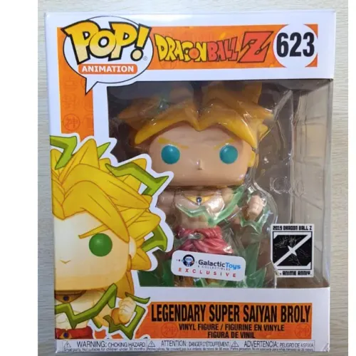 Funko Pop Broly Super Saiyajin Lendário #623 Dragon Ball Z Edição Especial