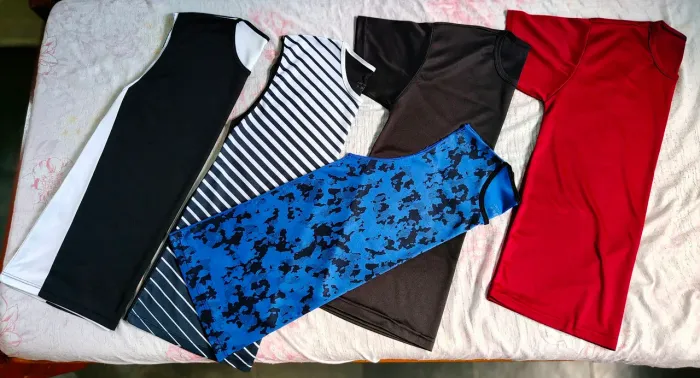 5 Camisas para Treino Corrida Crossfit Tam. G