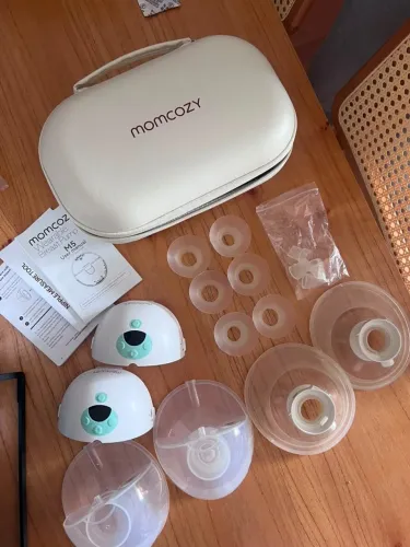Bomba Tira Leite Elétrica Momcozy M5 Dupla Hands Free Completa