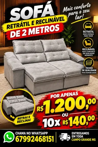 Sofa Retrátil