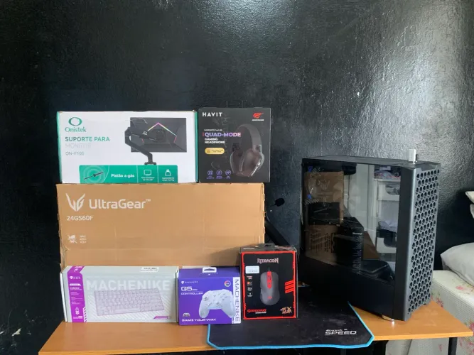 Pc completo R5 5600G + monitor + periféricos